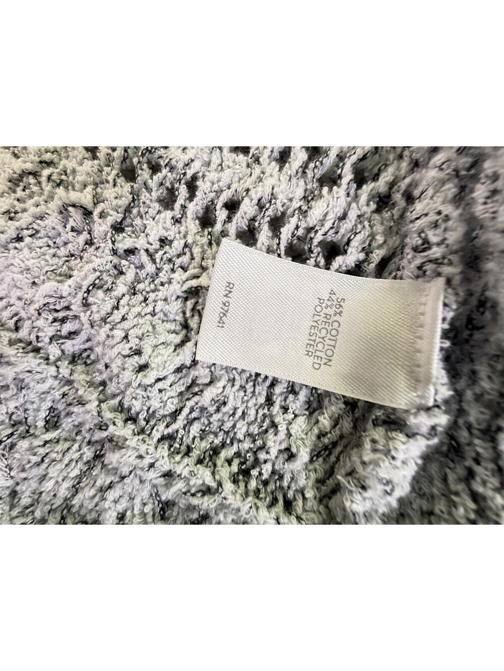 Pure Jill Size Small Open Knit Cardigan Gray Cotton Blend - Picture 8 of 13